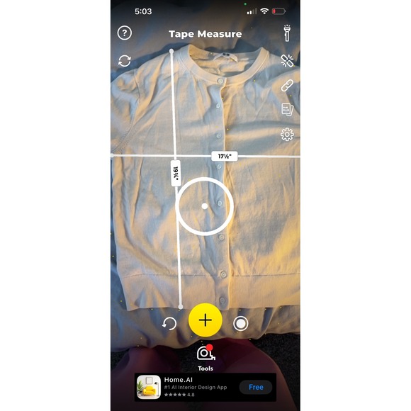 Uniqlo Wool Cardigan Cream Button Up Long Sleeve Women's M - Picture 6 of 6